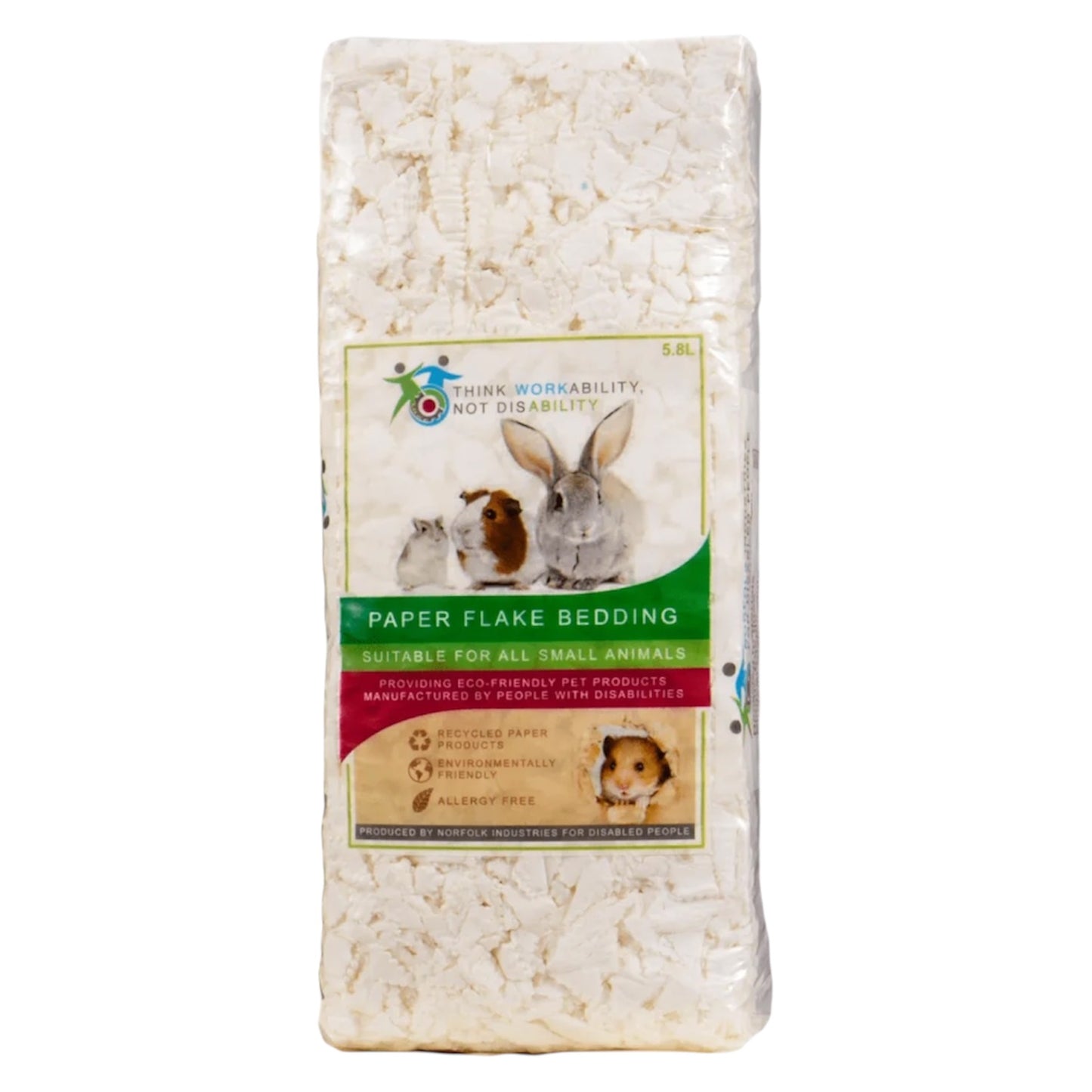 Norfolk Industries Paper Flakes Bedding 5.8L