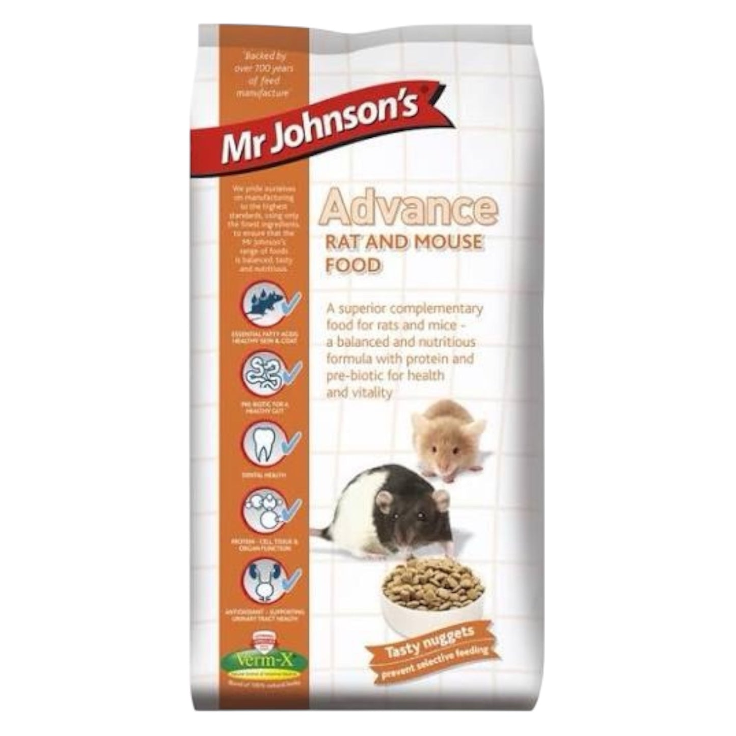 Mr Johnson's Advance Rat & Mouse Food 750g