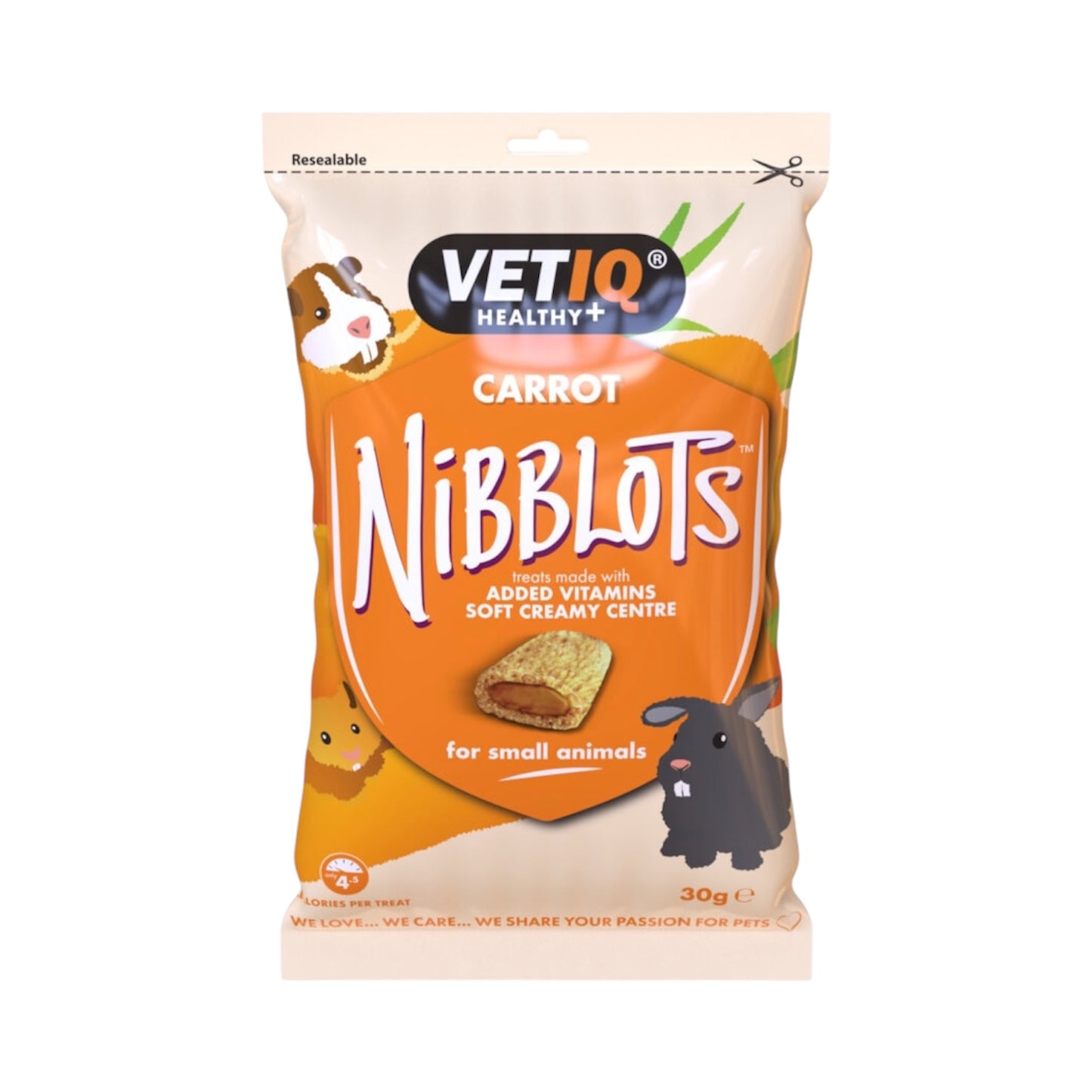 VETIQ Nibblots Carrot 30g