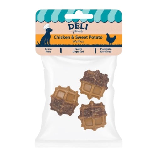 DELI PAWS - Chicken & Sweet Potato Waffles