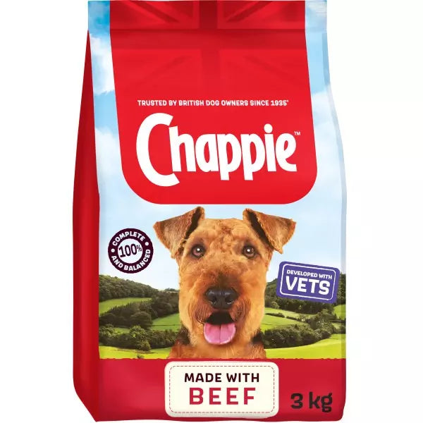 Chappie Complete with Beef & Wholegrain Cereal 3kg
