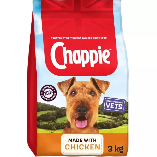 Chappie Complete with Chicken & Wholegrain Cereal 3kg