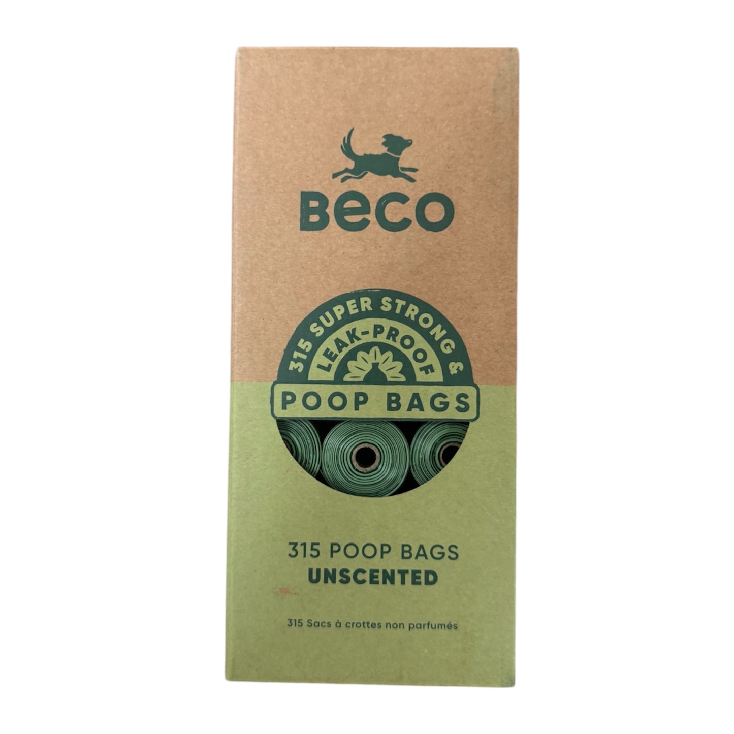 Beco Unscented Strtong Poop Bags (315 Pack / 21 Rolls)