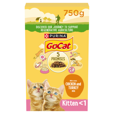 Go-Cat Kitten / Junior Chicken and Milk Dry Cat Food