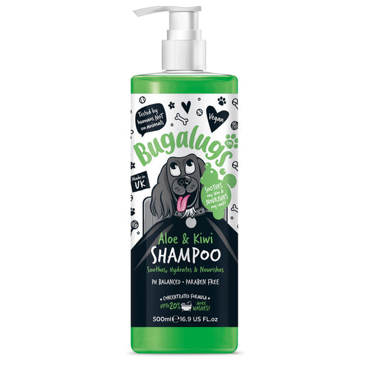 Bugalugs Aloe & Kiwi Soothing Shampoo 500ml