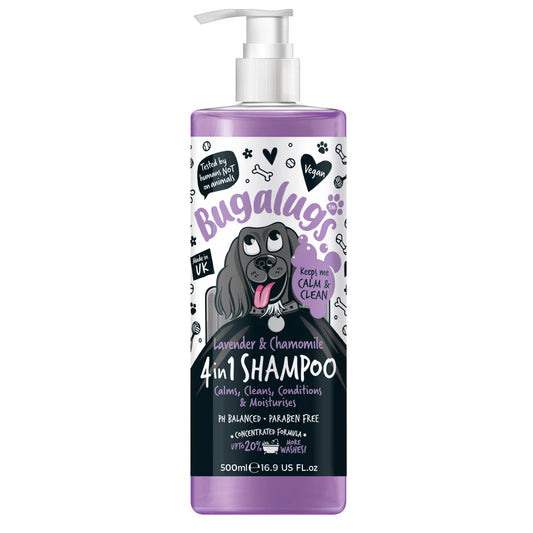 Bugalugs Lavender & Chamomile 4 in 1 Shampoo 500ml