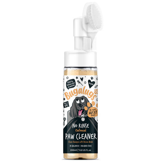 Bugalugs Oatmeal No-Rinse Paw Cleaner for Dogs & Cats