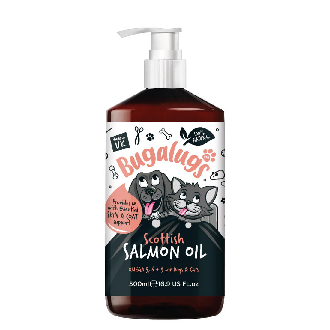 Bugalugs Scottish Salmon Oil for Dogs & Cats