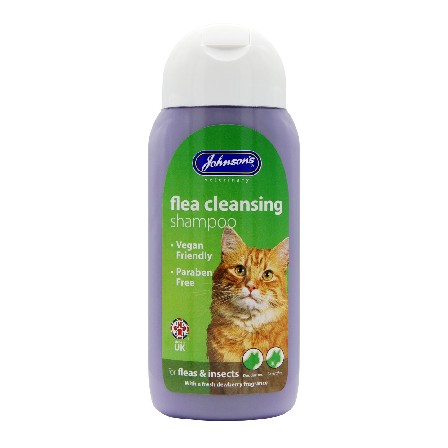 Johnson’s Veterinary Cat Flea Cleansing Shampoo