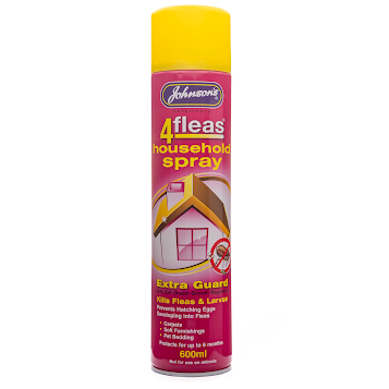 Johnson’s Veterinary 4fleas Household Spray ‘Extra Guard’ (with I.G.R) 600ml