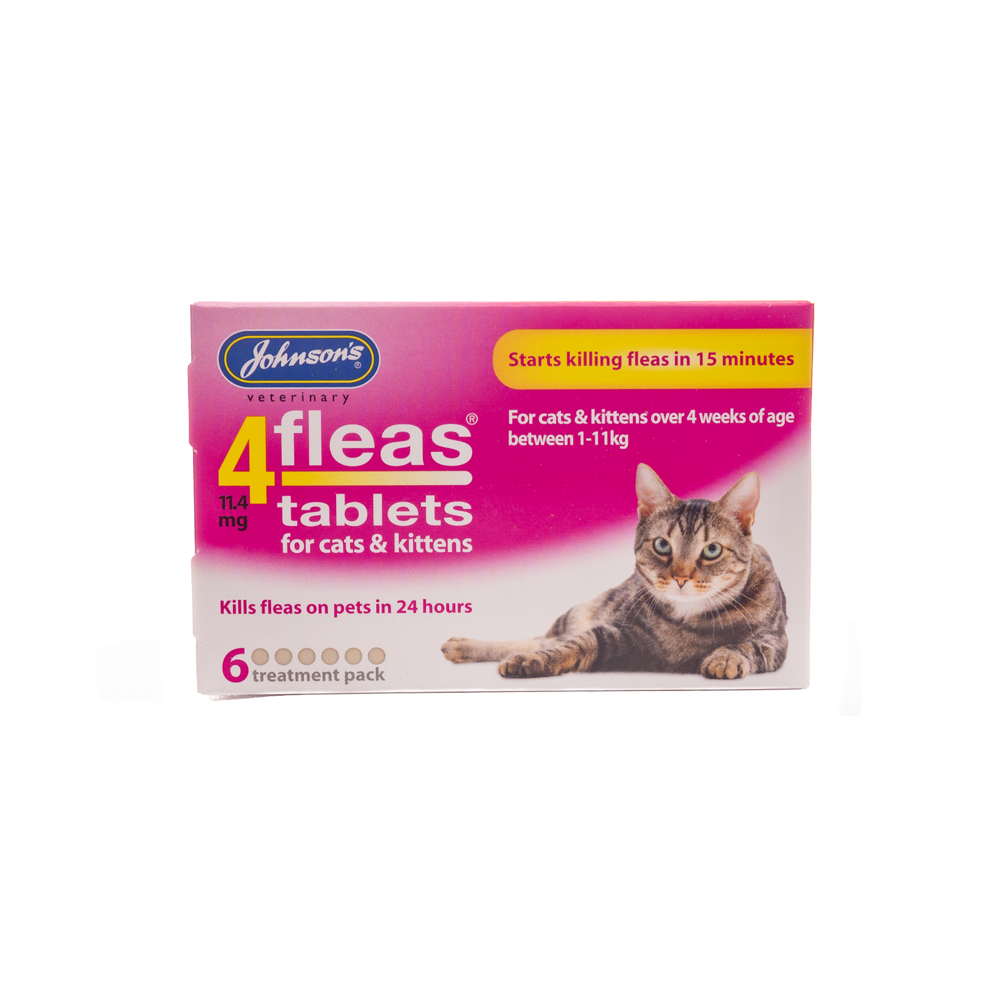 Johnson’s Veterinary 4Fleas Tablets for Cats & Kittens