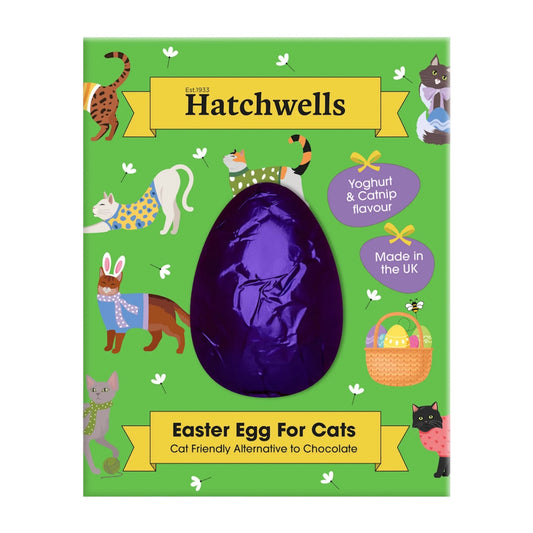 Hatchwells Cat Yoghurt & Catnip Flavoured Easter Egg