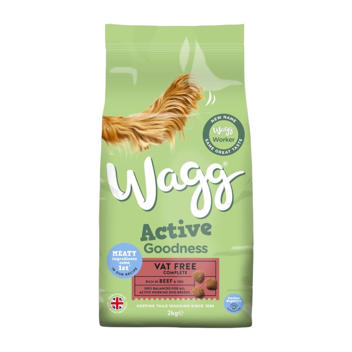 Wagg Active Goodness Beef 2kg
