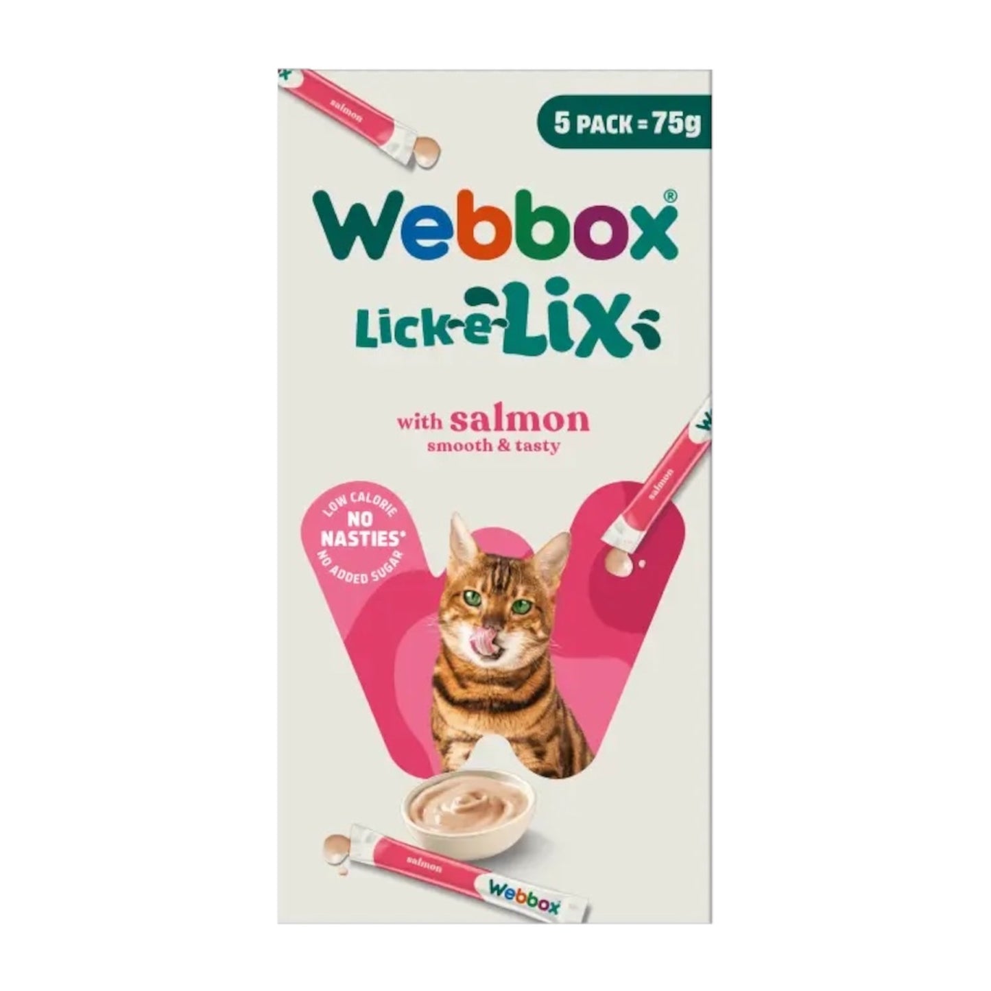 Webbox Lick-e-Lix Salmon (5 Pack)