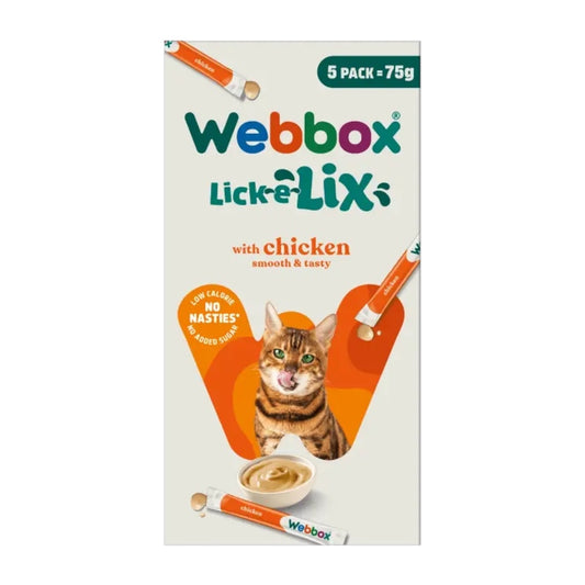 Webbox Lick-e-Lix Chicken (5 Pack)