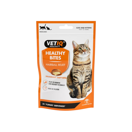 VETIQ Healthy Bites Hairball Remedy Cat Treats 65g