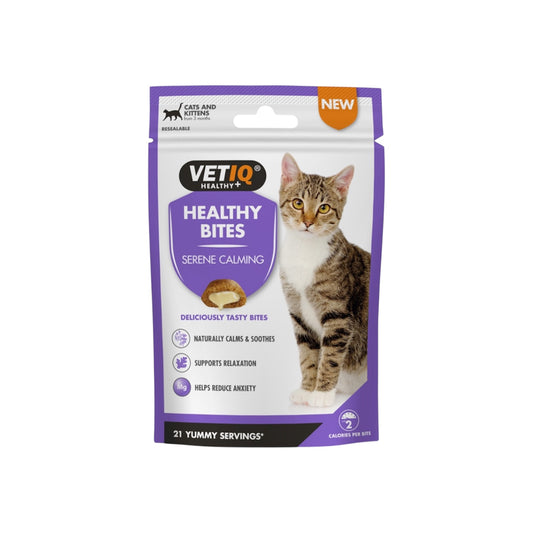 VETIQ Healthy Bites Serene Calming Cat Treats 65g