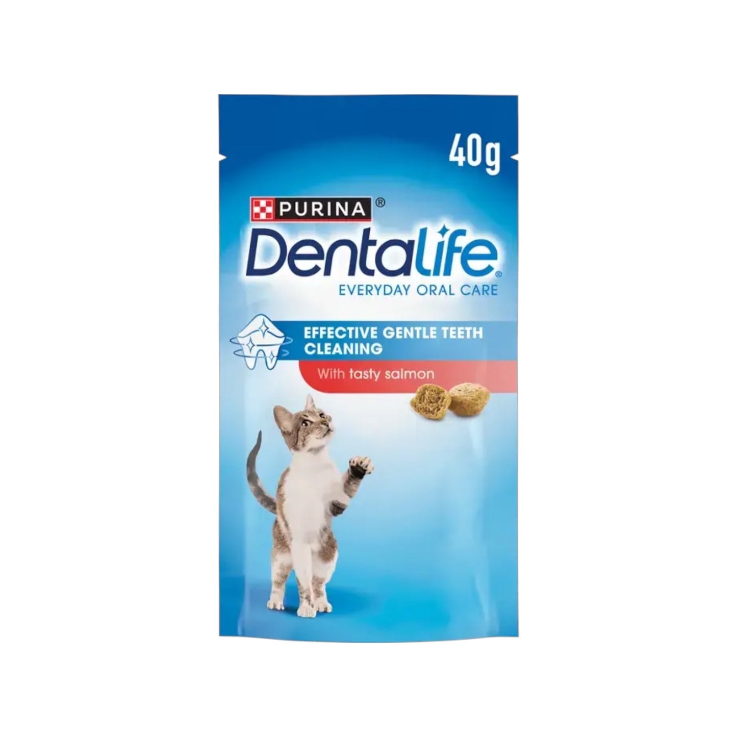 DENTALIFE Everyday Dental Oral Care Salmon Cat Treats 40g