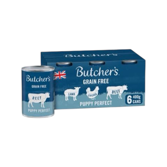 Butcher's Puppy Perfect Dog Food Cans 6pk