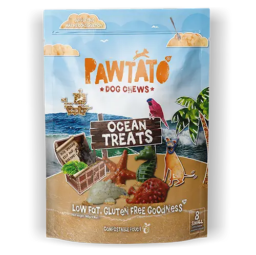 Pawtato Low Fat Gluten Free Ocean Treats Small