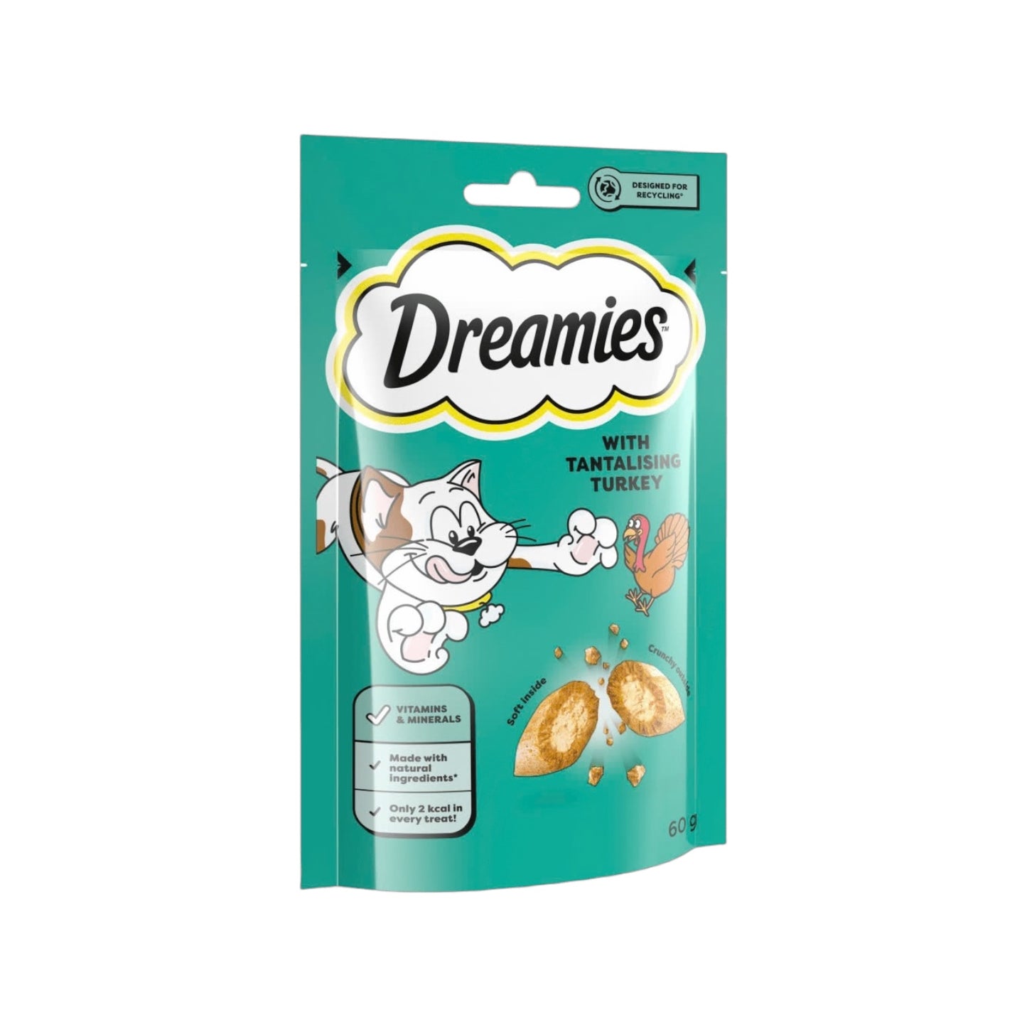 Dreamies Cat Treats with Tantalising Turkey 60g