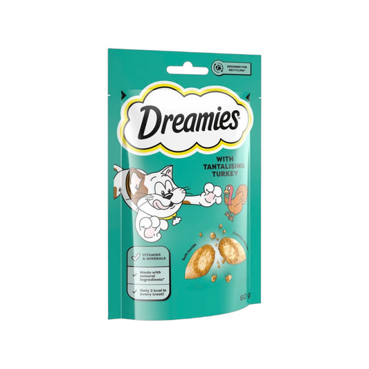 Dreamies Cat Treats with Tantalising Turkey 60g