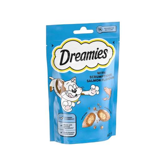 Dreamies Cat Treats with Salmon 60g