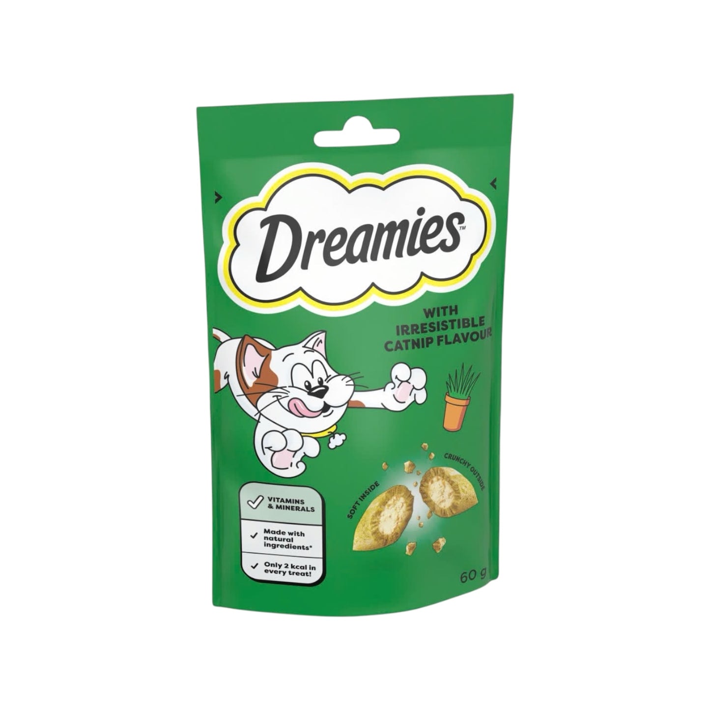 Dreamies Cat Treat Biscuits with Catnip 60g