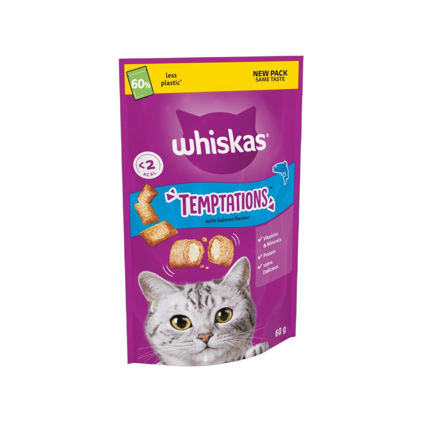 Whiskas Temptations Salmon 60g