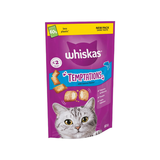 Whiskas Temptations Salmon 60g