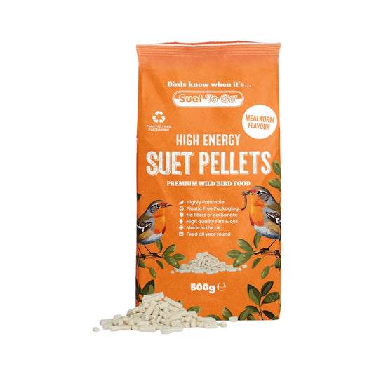 Suet To Go High Energy Suet Pellets Mealworm 500g