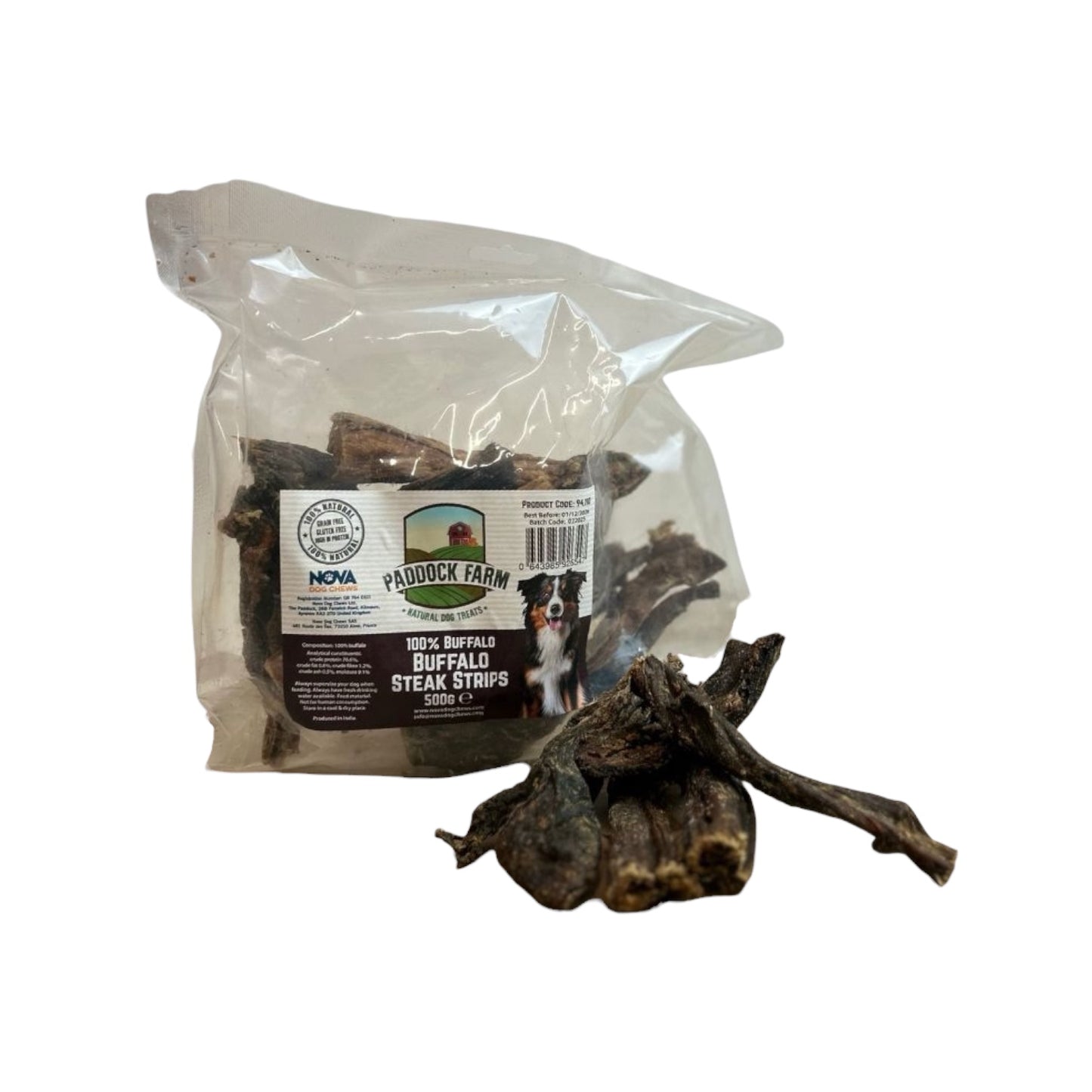 Paddock Farm Buffalo Steak Strips 500g