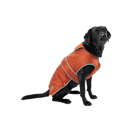 Ancol Heritage Coat Terracotta Quilted