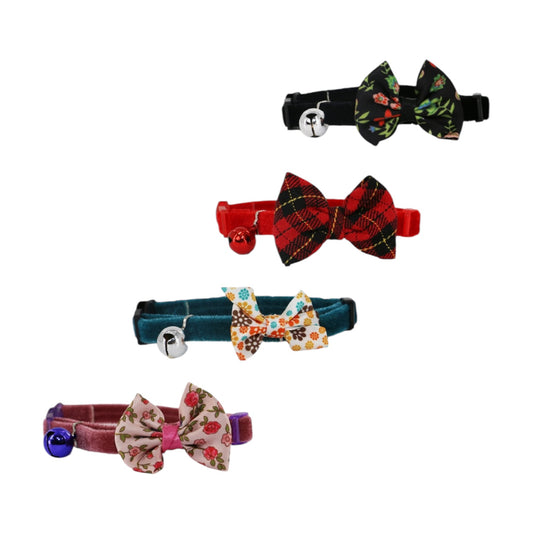 Ancol Vintage Bow Safety Cat Collar