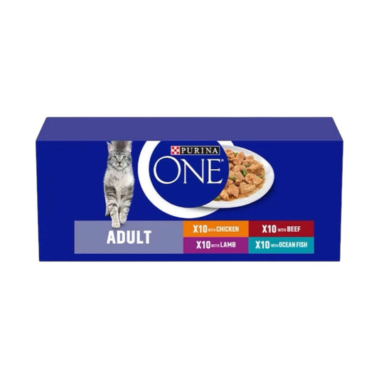 PURINA ONE Mini Fillets Mixed Selection in Gravy 40PK