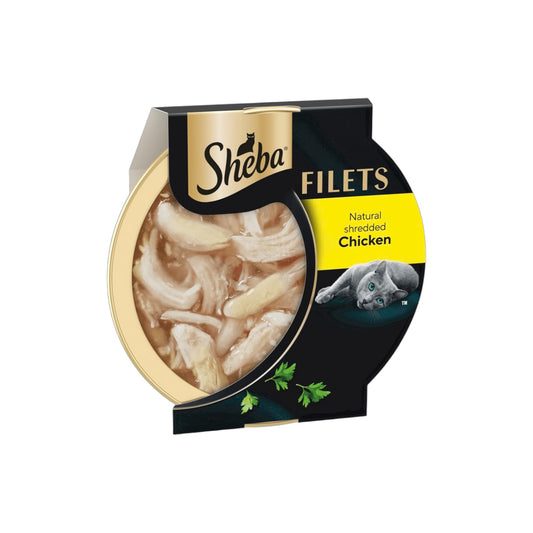 SHEBA Filets Adult Cat Food With Chicken in gravy 60g Tray