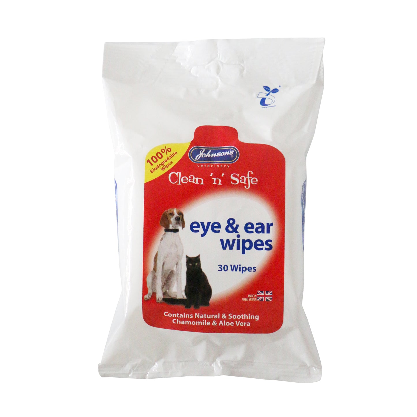 Johnson’s Clean n Safe Eye & Ear Wipes