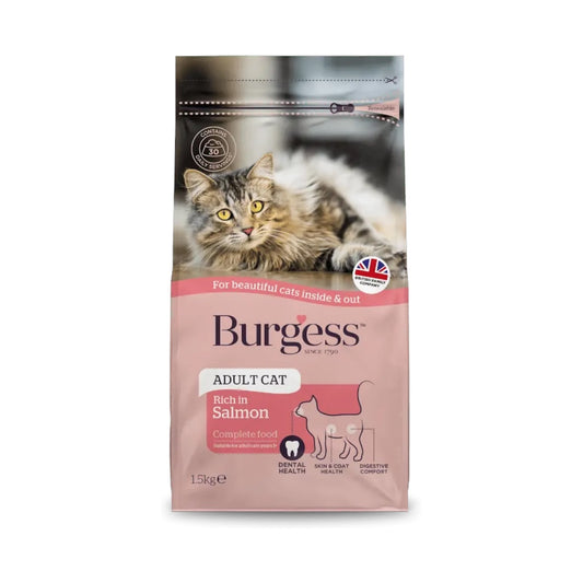 Burgess Adult Cat Salmon 1.5kg