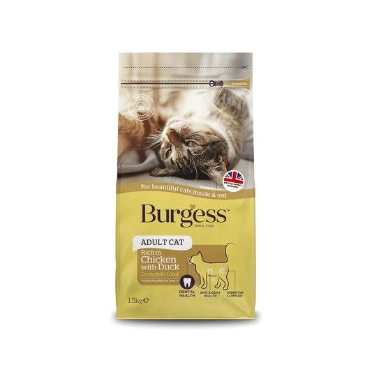 Burgess Adult Cat Chicken & Duck 1.5kg