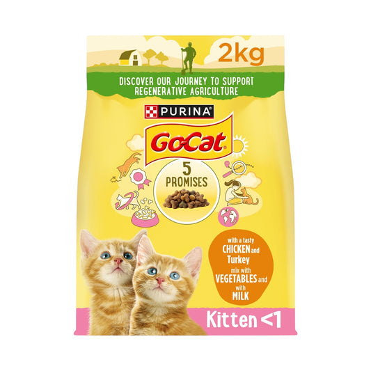 Go-Cat Kitten Chicken, Carrots & Milk 2kg