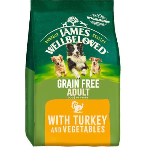 James Wellbeloved Adult Grain Free Turkey & Vegetables 1.5kg
