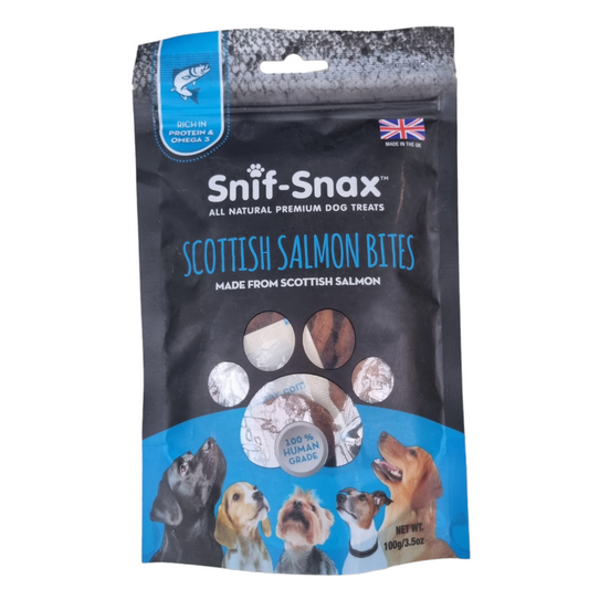 Snif-Snax Scottish Salmon Bites 100g