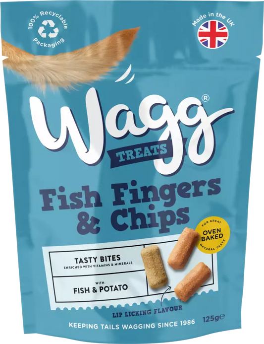Wagg Fish Fingers & Chips Tasty Bites