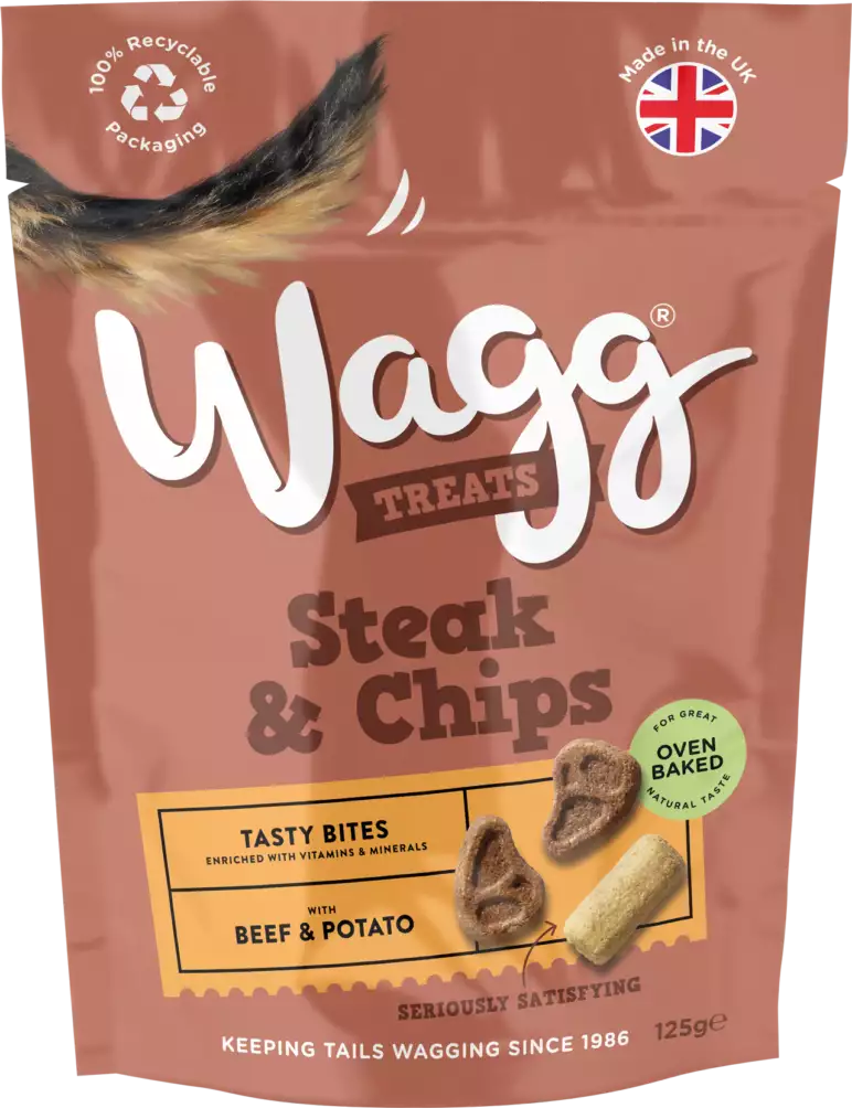 Wagg Steak & Chips Tasty Bites