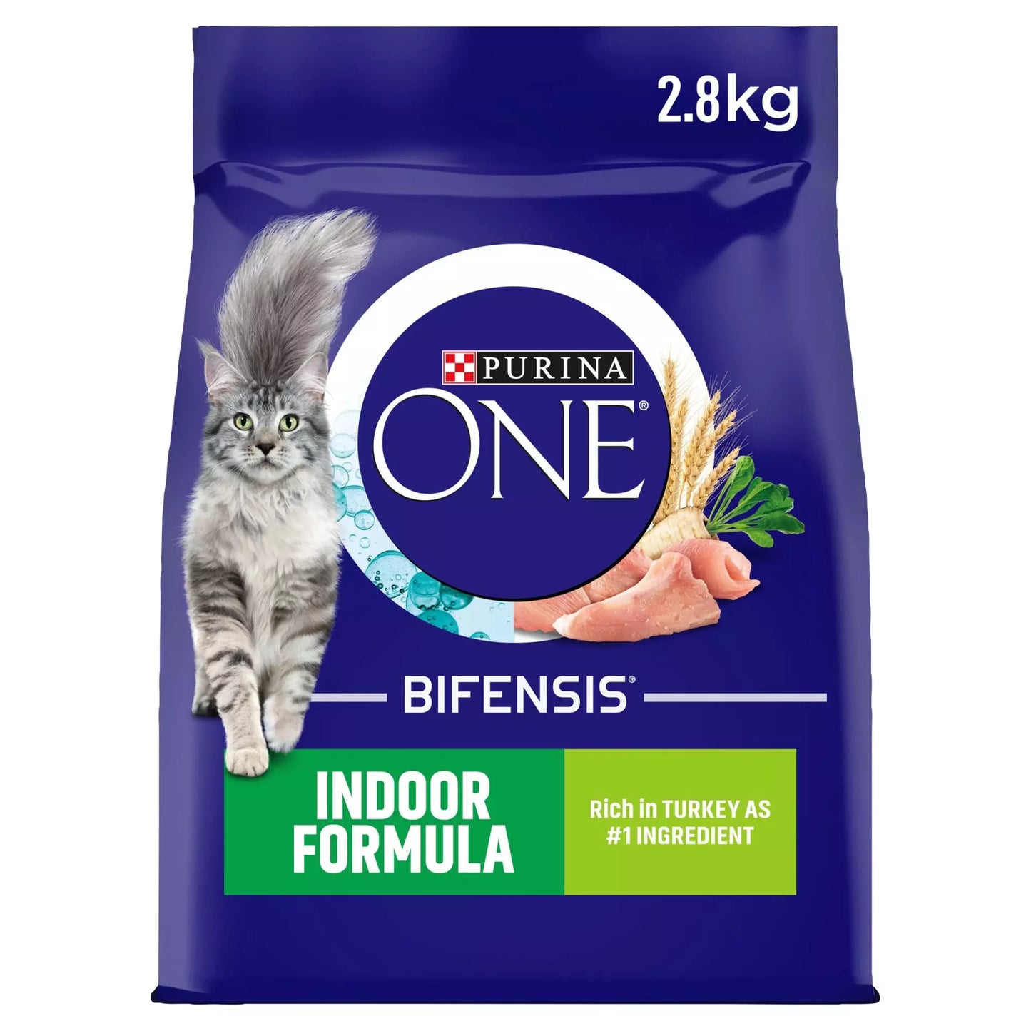 Purina One Adult Cat Indoor Turkey 2.8kg