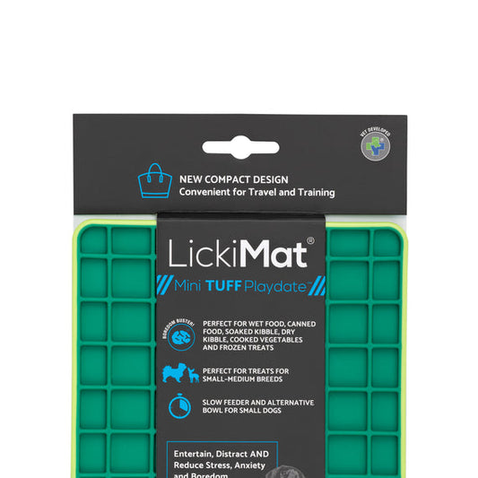 LickiMat Mini Tuff Playdate - Green