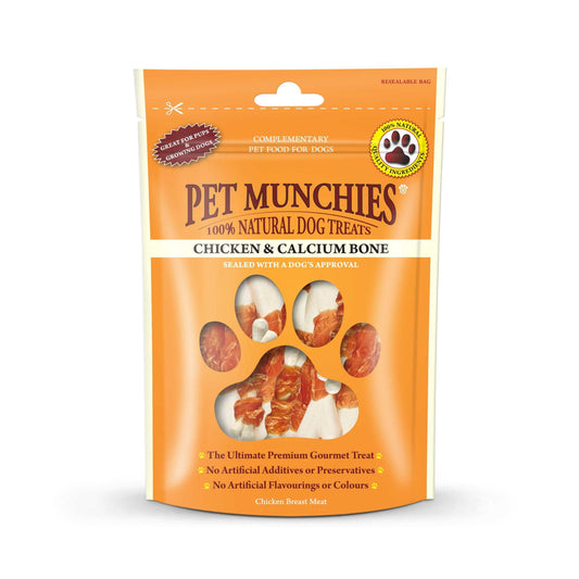 Pet Munchies Chicken & Calcium Bones 100g