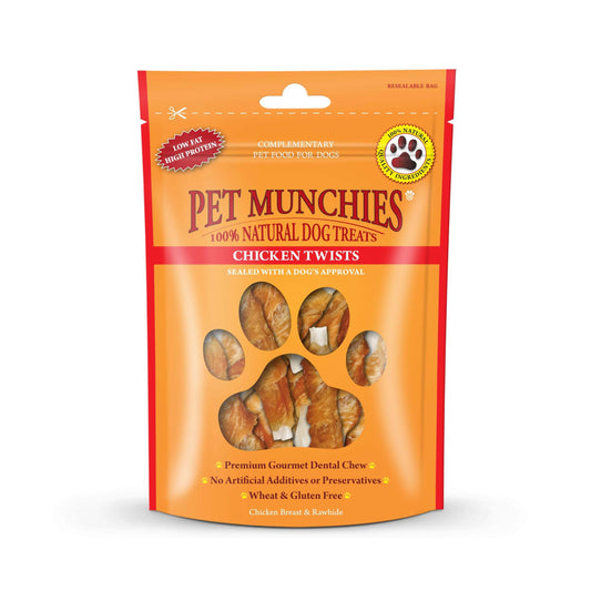 Pet Munchies Chicken Twists 80g