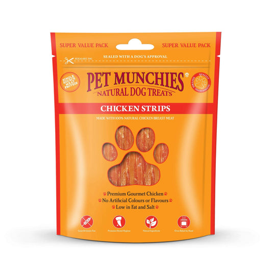 Pet Munchies Chicken Strips Super Value Pack 320g