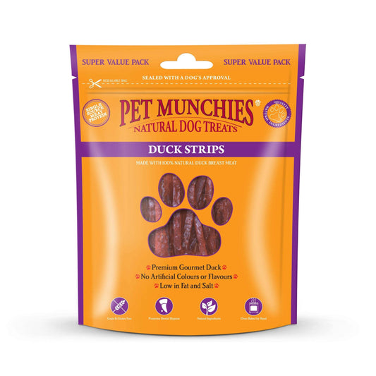 Pet Munchies Duck Strips Super Value Pack 320g